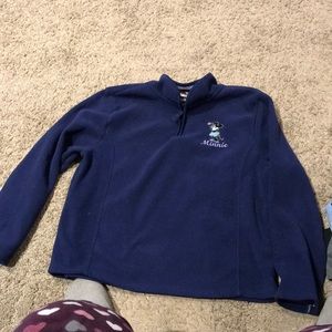 Disney store Exclusive 1/4 zip pullover size large